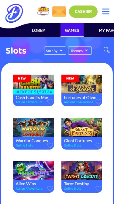 Dreams Casino mobile